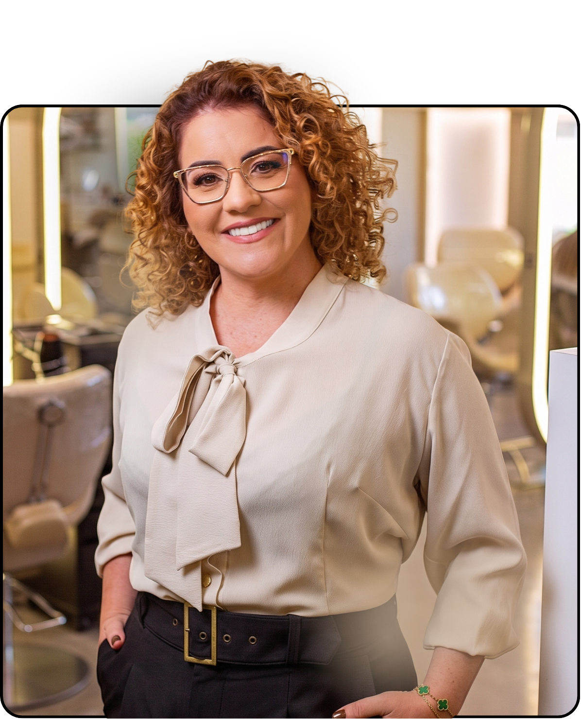 Dari Andrade, mentora e gestora de negócios de beleza